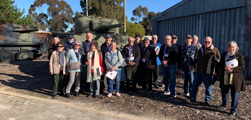 Military History group at Puckapunyal museum 2022