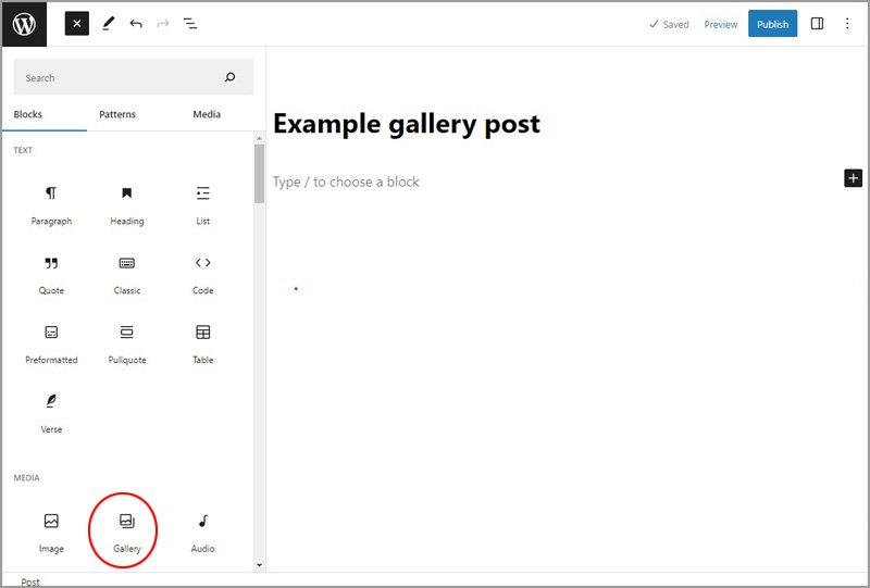 How to create a gallery post – U3A Nunawading